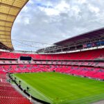 Discover the architectural marvel of Wembley Stadium in London, a premier sports venue.